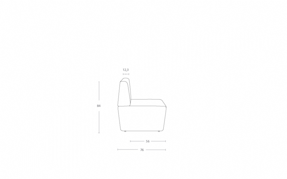 Dimensoes do produto sofa berg